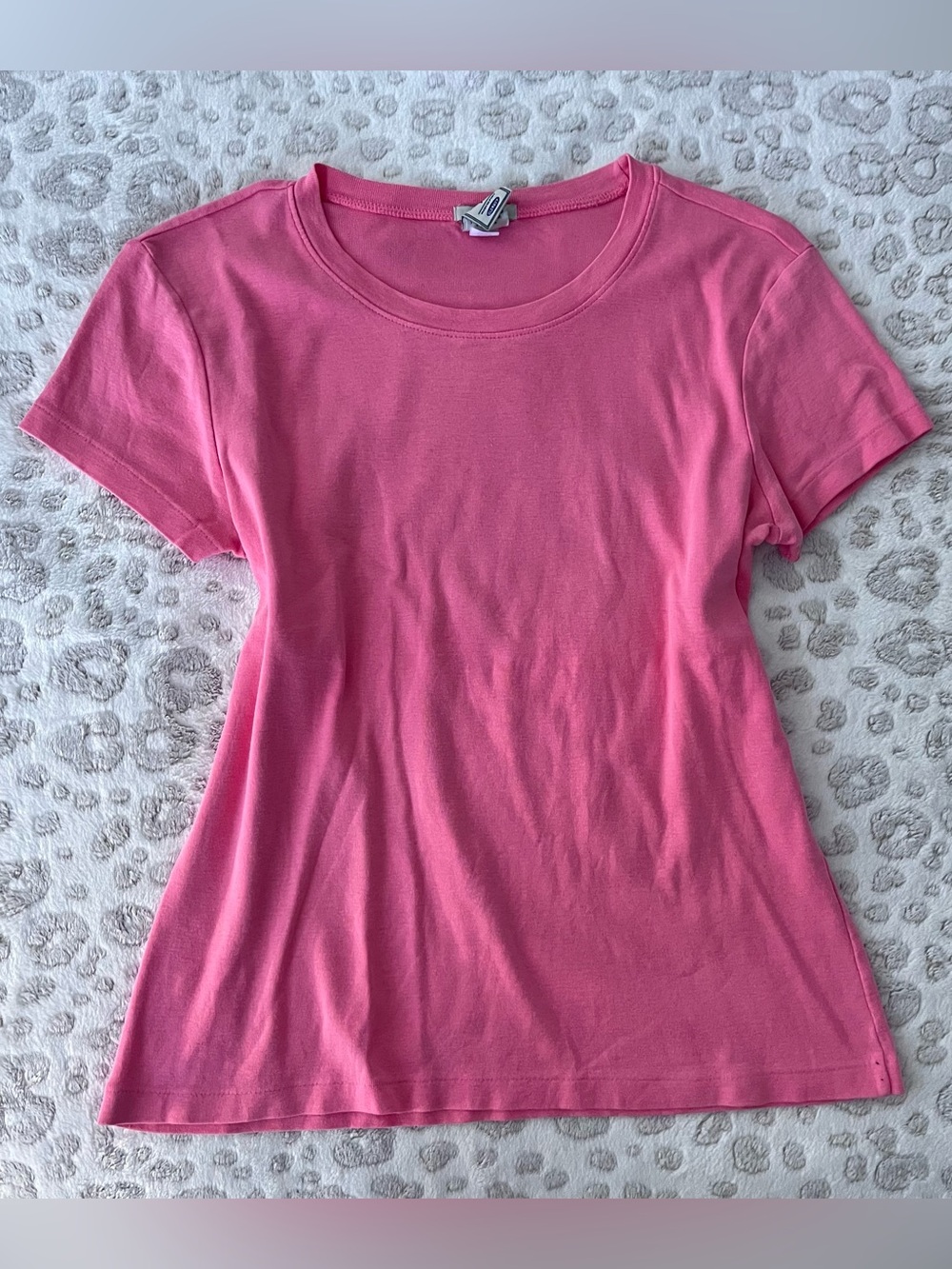 Old Navy Pink Short-Sleeve Crewneck Tee